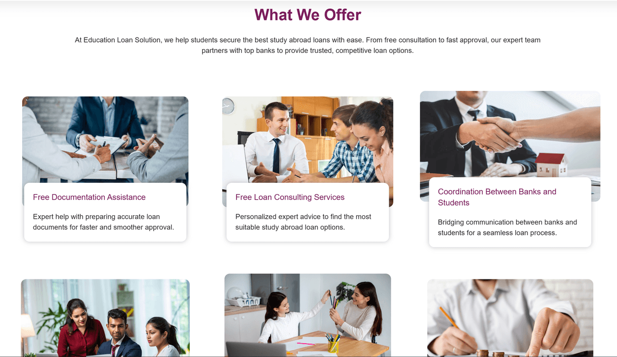 Education Loan Solution